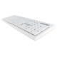 Клавиатура Gembird KB-8354U,{USB, бежевый/белый, 104 клавиши, кабель 1,45м}