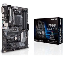 Материнская плата Asus PRIME B450-PLUS Soc-AM4 AMD B450 4xDDR4 ATX AC`97 8ch(7.1) GbLAN RAID+DVI+HDMI