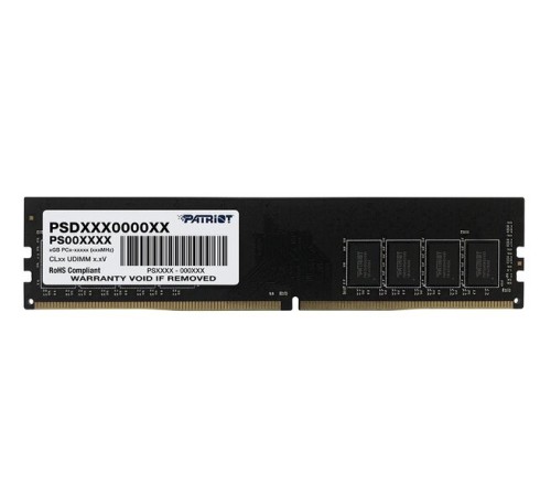 Память DDR4 4Gb 2666MHz Patriot PSD44G266682 RTL PC4-21300 CL19 DIMM 288-pin 1.2В dual rank