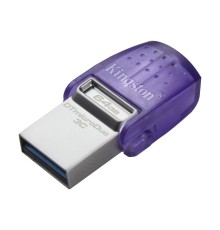 Флеш Диск Kingston 64Gb DataTraveler microDuo 3C DTDUO3CG3/64GB USB3.0 фиолетовый