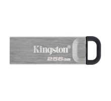 Флеш Диск Kingston 256Gb DataTraveler Kyson DTKN/256GB USB3.1 серебристый/черный