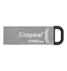 Флеш Диск Kingston 256Gb DataTraveler Kyson DTKN/256GB USB3.1 серебристый/черный