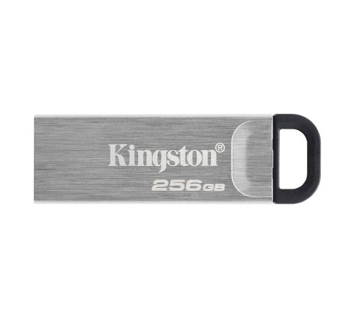 Флеш Диск Kingston 256Gb DataTraveler Kyson DTKN/256GB USB3.1 серебристый/черный