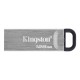 Флеш Диск Kingston 128Gb DataTraveler Kyson DTKN/128GB USB3.1 серебристый/черный
