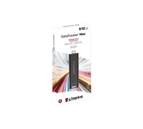 Флеш Диск Kingston 512Gb DataTraveler Type-C Max DTMAX/512GB USB3.2 черный