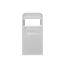 Флеш Диск Kingston 256Gb DataTraveler Micro DTMC3G2/256GB USB3.0 серебристый