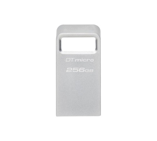 Флеш Диск Kingston 256Gb DataTraveler Micro DTMC3G2/256GB USB3.0 серебристый