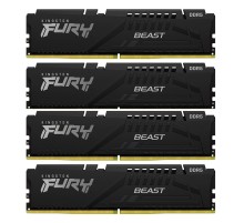 Модуль памяти Kingston 128GB DDR5 5600MHz DIMM FURY Beast Black (4х32gb), CL40