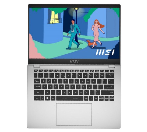 Ноутбук MSI Modern 14 C12M-239RU Core i5 1235U 8Gb SSD512Gb Intel Iris Xe graphics 14" IPS FHD (1920x1080) Windows 11 silver WiFi BT Cam