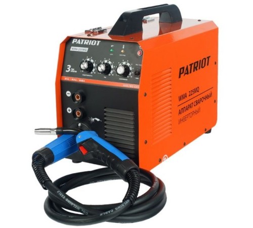 Сварочный аппарат Patriot WMA 225MQ инвертор MIG-MAG/ММА 6кВт