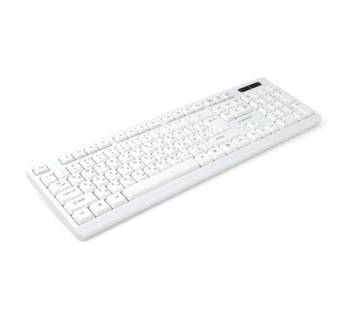 Клавиатура Gembird KB-8355U,{USB,белый, 104 клавиши, кабель 1,5м} Клавиатура Gembird KB-8355U,{USB,белый, 104 клавиши, кабель 1,5м}