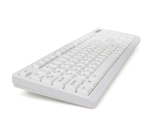 Клавиатура Gembird KB-8355U,{USB,белый, 104 клавиши, кабель 1,5м} Клавиатура Gembird KB-8355U,{USB,белый, 104 клавиши, кабель 1,5м}