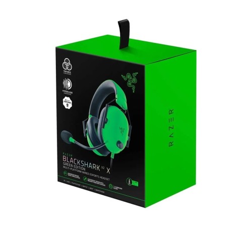 Razer Гарнитура Blackshark V2 X - Green Razer Blackshark V2 X - Green (RZ04-03240600-R3M1)