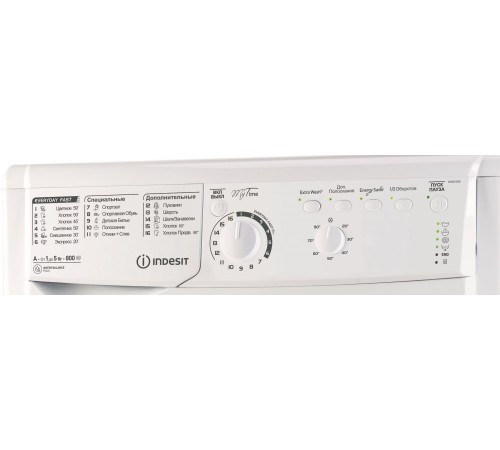 Стиральная машина Indesit EWSB 5085 CIS класс: A загр.фронтальная макс.:5кг белый Стиральная машина Indesit EWSB 5085 CIS класс: A загр.фронтальная макс.:5кг белый