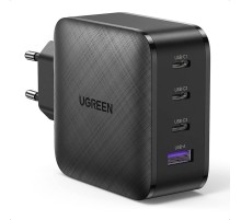 Сетевое зарядное устройство USB A + 3 USB C 65W GaN Tech Fast Charger CD224-70774 Black (70774)