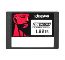 Твердотельный накопитель Kingston Enterprise SSD 1,92TB DC600M 2.5" SATA 3 R560/W530MB/s 3D TLC MTBF 2M 94 000/78 000 IOPS 3504TBW (Mixed-Use) 3 years (SEDC600M/1920G)