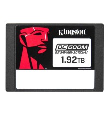 Твердотельный накопитель Kingston Enterprise SSD 1,92TB DC600M 2.5" SATA 3 R560/W530MB/s 3D TLC MTBF 2M 94 000/78 000 IOPS 3504TBW (Mixed-Use) 3 years (SEDC600M/1920G)