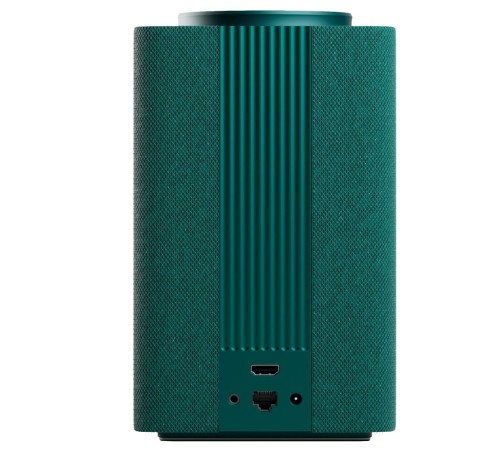 Умная колонка Яндекс Станция Макс с Алисой, с Zigbee, 65Вт, зеленый/green, YNDX-00053 + пульт YNDX-00402