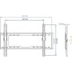 Кронштейн для телевизора Kromax IDEAL-102 черный 32"-90" макс.40кг настенный наклон