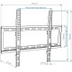 Кронштейн для телевизора Arm Media STEEL-3 new черный 22"-65" макс.50кг настенный фиксированный