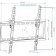 Кронштейн для телевизора Arm Media STEEL-4 new черный 22"-65" макс.40кг настенный наклон
