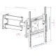 Кронштейн для телевизора Arm Media PT-15 NEW черный 32"-55" макс.35кг настенный поворотно-выдвижной и наклонный