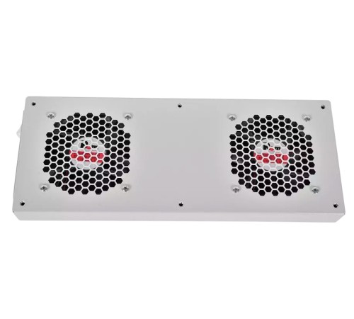 Модуль вентиляторный Rem (R-FAN-2TJ-36V-48V) 2 вент. с термостатом серый (упак.:1шт)