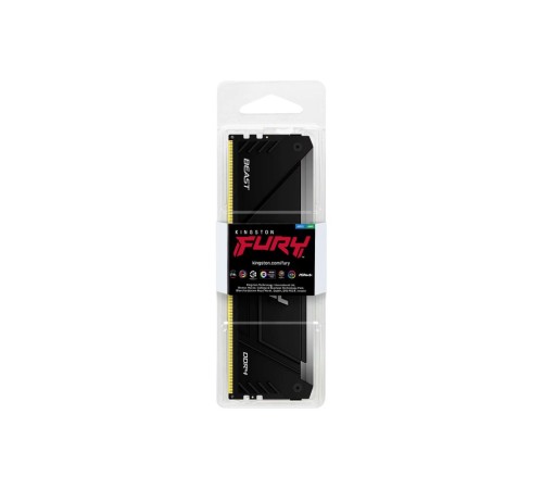 16GB DDR4 3200MHz DIMM FURY Beast Black RGB XMP KF432C16BB2A/16 CL16, 1.35V 288-pin Non-ECC