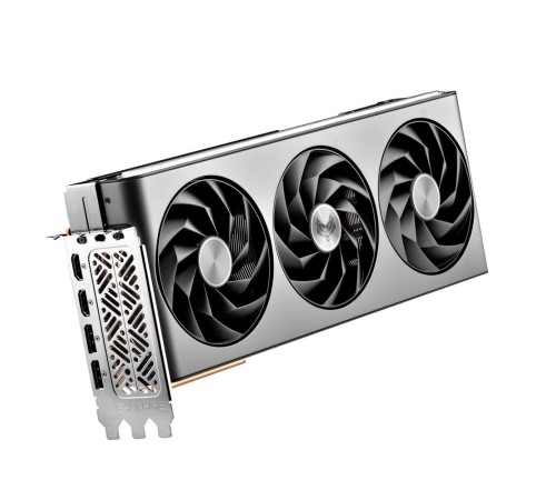 Видеокарта Sapphire PCI-E 4.0 11335-02-20G NITRO+ RX 7700 XT GAMING OC AMD Radeon RX 7700XT 12288Mb 192 GDDR6 2276/18000 HDMIx2 DPx2 HDCP Ret Видеокарта Sapphire PCI-E 4.0 11335-02-20G NITRO+ RX 7700 XT GAMING OC AMD Radeon RX 7700XT 12288Mb 192 GDDR6 2276/18000 HDMIx2 DPx2 HDCP Ret