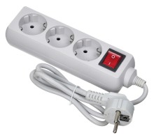 Сетевой фильтр Buro 300SL-1-G 1м (3 розетки) серый (пакет ПЭ)