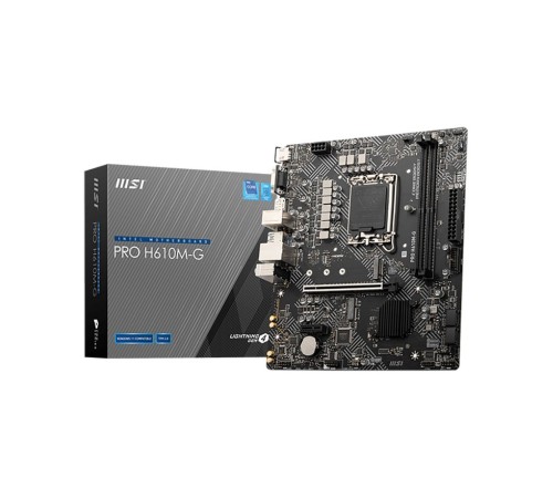 Материнская плата H610 S1700 MATX PRO H610M-G MSI