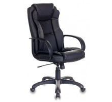 Кресло руководителя Бюрократ CH-839 черный Leather Black искусственная кожа крестовина пластик