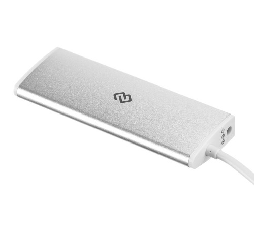 Разветвитель USB-C Digma HUB-4U3.0-UC-S 4порт. серебристый