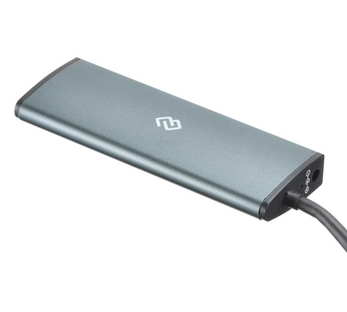 Разветвитель USB-C Digma HUB-3U3.0С-UC-G 4порт. серый