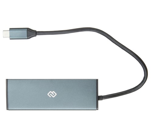 Разветвитель USB-C Digma HUB-3U3.0С-UC-G 4порт. серый