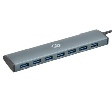 Разветвитель USB-C Digma HUB-7U3.0-UC-G 7порт. серый