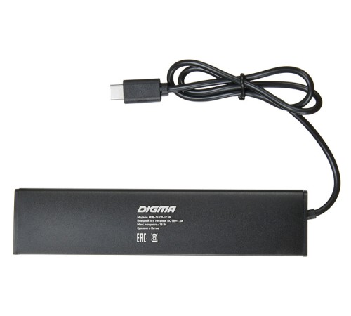 Разветвитель USB-C Digma HUB-7U2.0-UC-B 7порт. черный