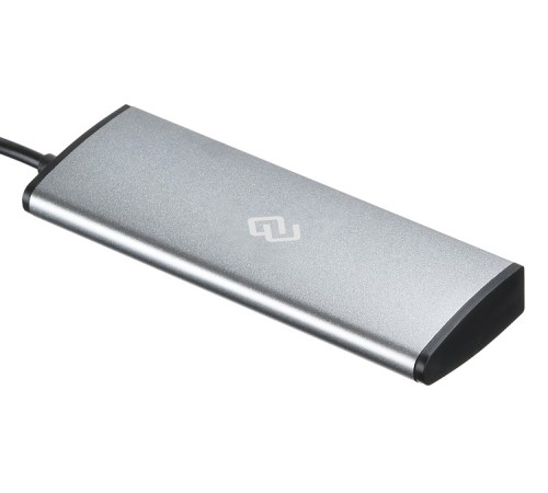 Разветвитель USB-C Digma HUB-4U2.0-UC-DS 4порт. серебристый