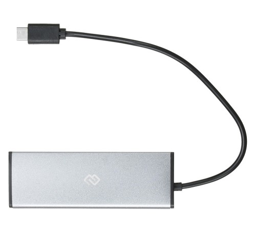 Разветвитель USB-C Digma HUB-4U2.0-UC-DS 4порт. серебристый