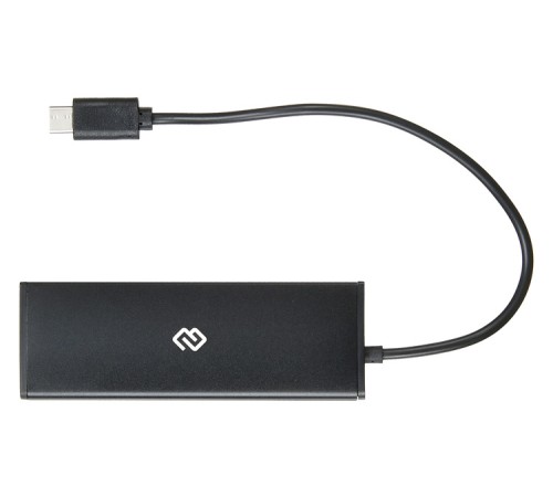 Разветвитель USB-C Digma HUB-4U2.0-UC-B 4порт. черный