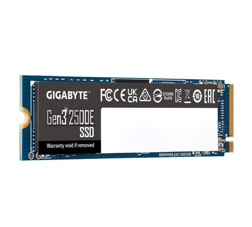 2TB M.2 2280 Gen3 2500E G325E2TB Gigabyte Gen3 2500E PCIe 3.0x4, NVMe 1.3, MTBF 1.5