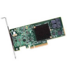 RAID-контроллер Broadcom 9341-8i SGL (LSI00407 / 05-26106-00)  PCIe 3.0 x8 LP, SAS/SATA 12G, RAID 0,1,5,10,50, 8port(2*int SFF8643), 3008ROC, (003112)