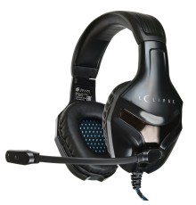 Наушники с микрофоном Оклик HS-L370G ECLIPSE черный 2м мониторные оголовье (1090730)