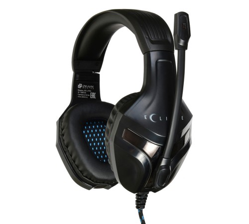Наушники с микрофоном Оклик HS-L370G ECLIPSE черный 2м мониторные оголовье (1090730) Наушники с микрофоном Оклик HS-L370G ECLIPSE черный 2м мониторные оголовье (1090730)