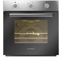 Духовой шкаф Электрический Darina 0U5 BDE 112 705 X нержавеющая сталь/стекло черное