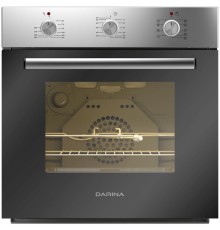 Духовой шкаф Электрический Darina 0U5 BDE 112 705 X нержавеющая сталь/стекло черное