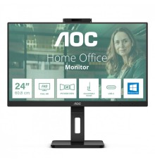 LCD AOC 23.8'' 24P3QW {IPS 1920x1080 75Hz 4ms 178/178 300cd 2xHDMI1.4 DisplayPort1.2 4xUSB3.2 WEBCam MM}