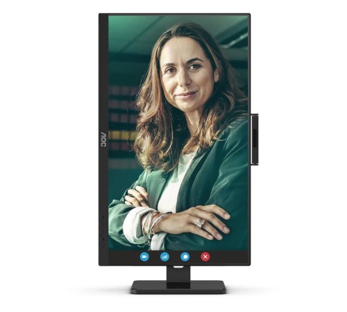 LCD AOC 23.8'' 24P3QW {IPS 1920x1080 75Hz 4ms 178/178 300cd 2xHDMI1.4 DisplayPort1.2 4xUSB3.2 WEBCam MM}