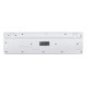 Клавиатура Оклик 420MRL белый USB slim Multimedia LED