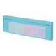 Клавиатура Оклик 420MRL белый USB slim Multimedia LED